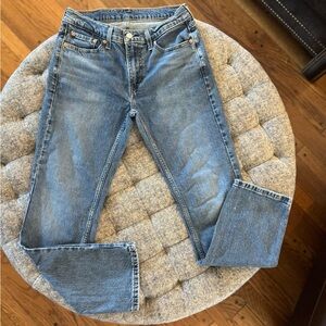 Levi’s 514 Classic Straight Leg Blue Denim Jeans 29x 30.